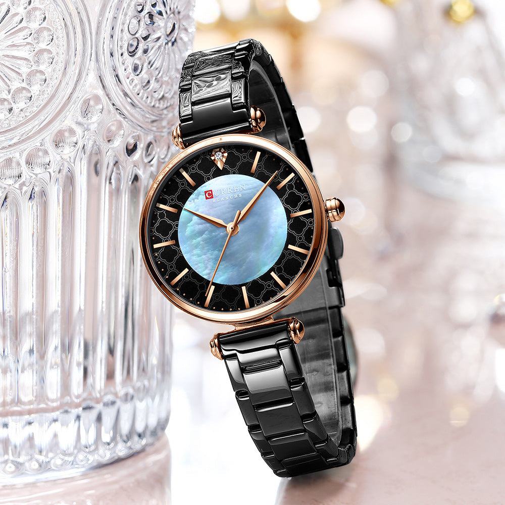 Petite montre en acier, adorée par les femmes, décontractée - LUXARAH