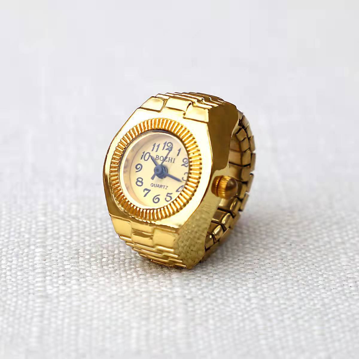 Montre-bague simple et polyvalente en alliage, montre créative - LUXARAH