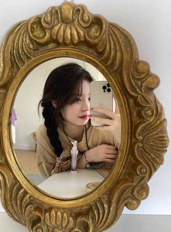 T-shirt oversize style américain à imprimé damier rétro pour femme - LUXARAH