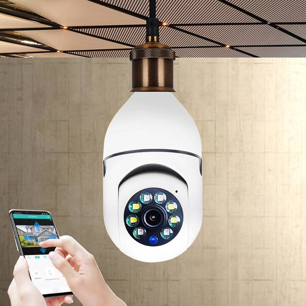 Caméra WiFi 1080P, ampoule, zoom x4, caméra E27, surveillance d'alarme domestique 5G WiFi