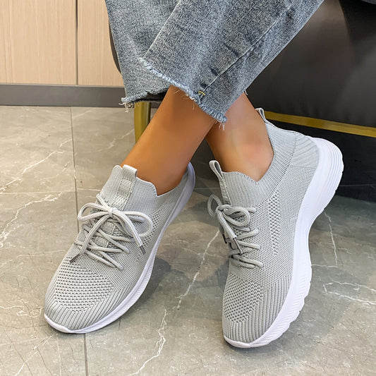 Chaussures de course respirantes en maille tendance pour femmes - LUXARAH