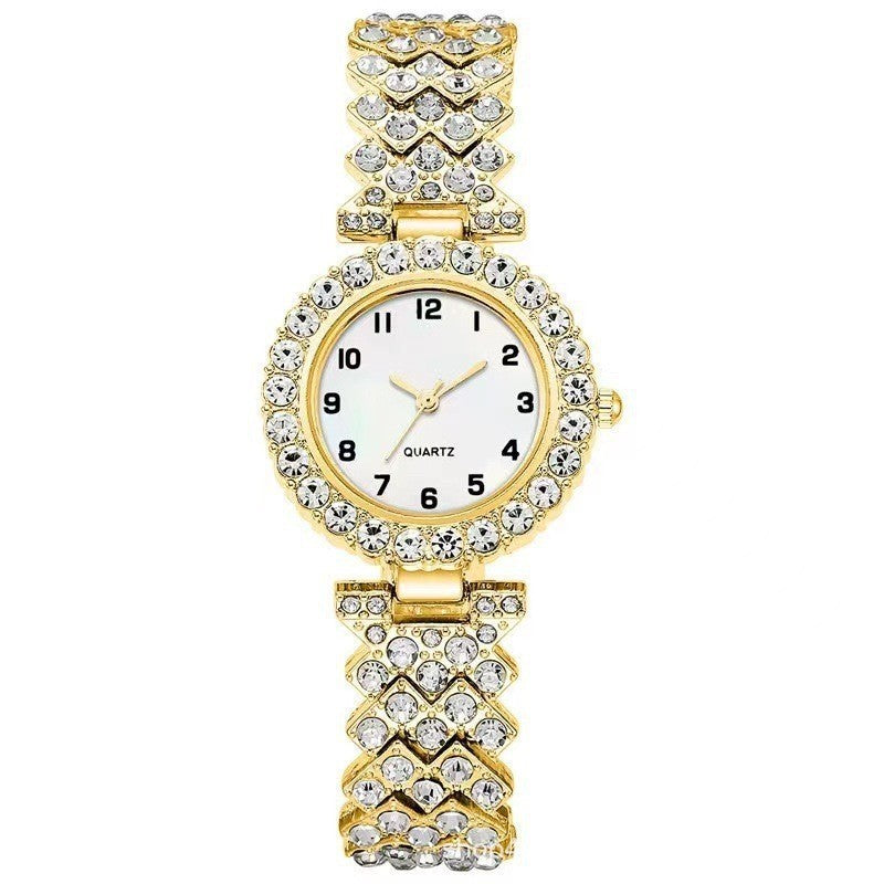 Ensemble de 2 montres de luxe pour femmes, bijoux tendance, bracelet argenté, montre-bracelet à quartz, bracelet en alliage, ensemble de bijoux, horloge, cadeau