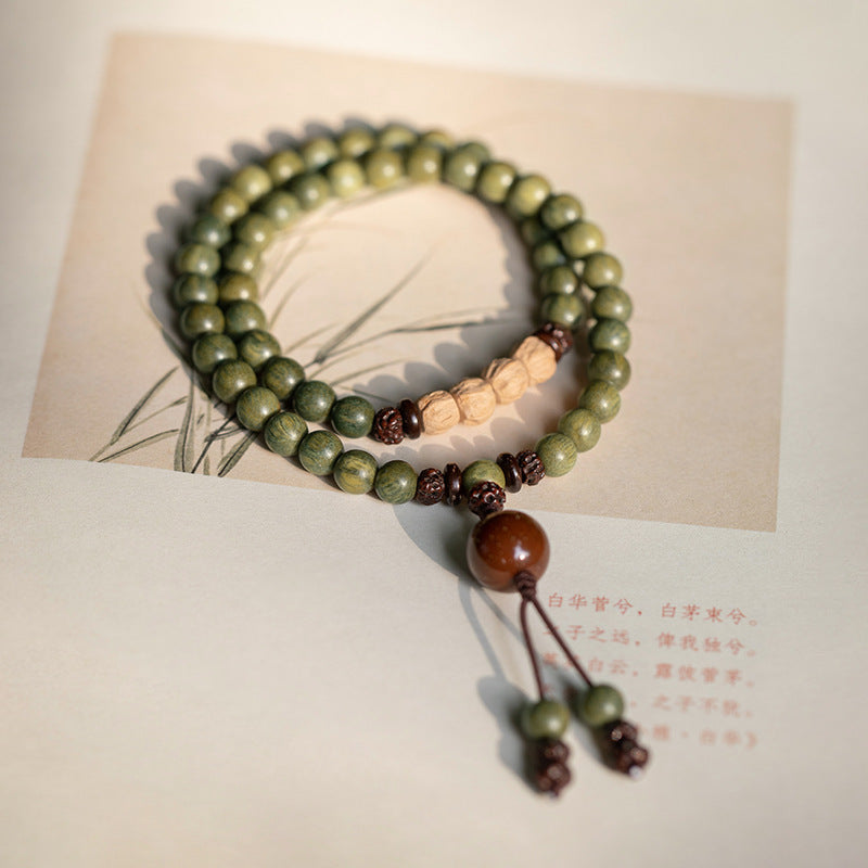 Bracelet de prière en bois de santal pour femme - LUXARAH