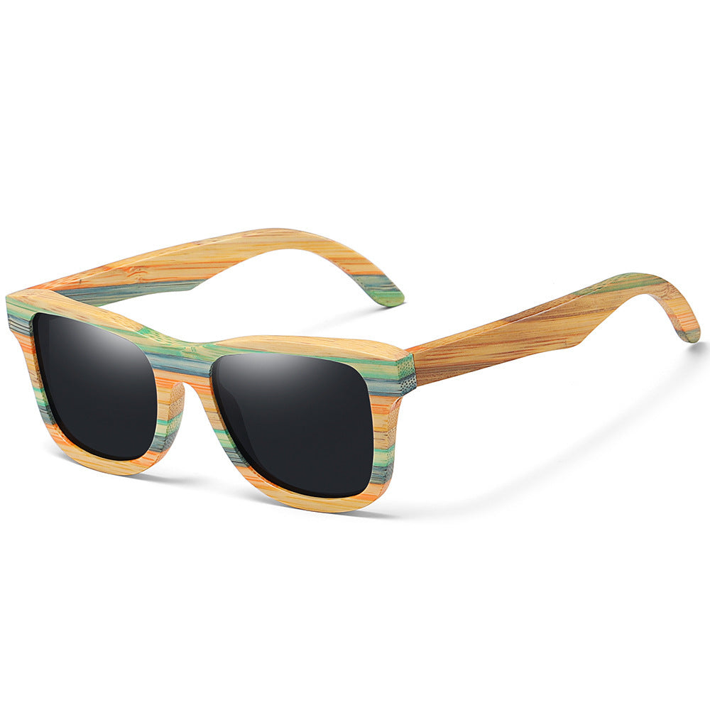 Lunettes de soleil en bois et bambou polarisées