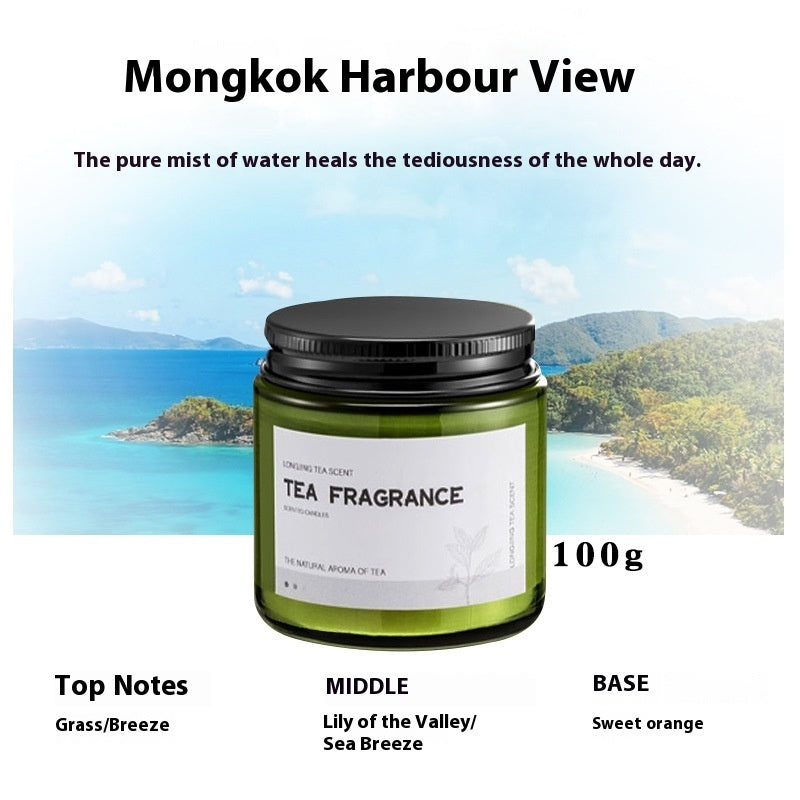 Bougie parfumée à la cire de soja pour l'intérieur