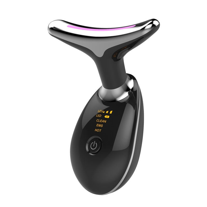 Appareil de massage thermique EMS pour le cou, lifting et raffermissement, micro-courant électrique, anti-rides - LUXARAH