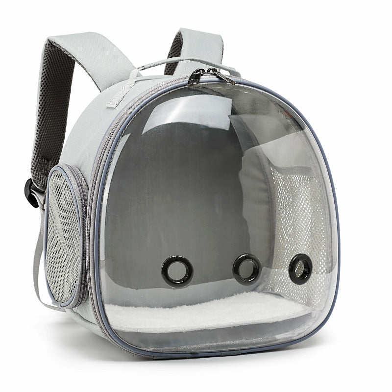 Sac à dos pour animal de compagnie, cage de transport transparente pour hamster, petit animal, cochon d'Inde, écureuil volant, furet, lapin - LUXARAH