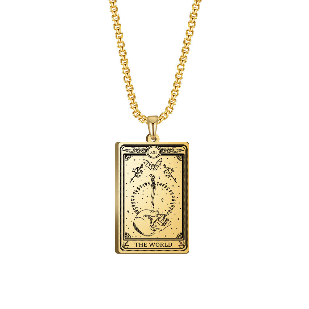 Colliers de la série Box Chain Three Tarot