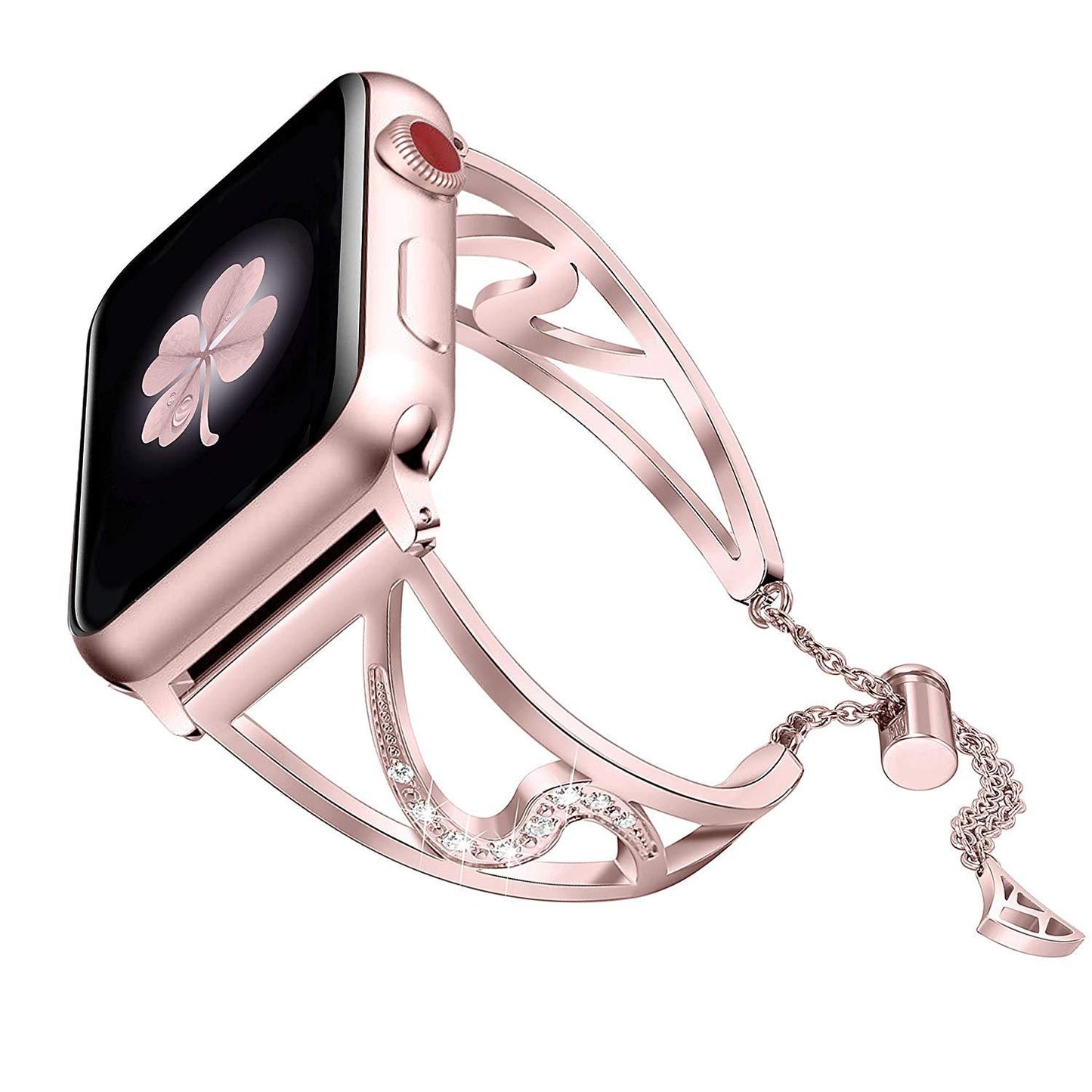 Bracelet de montre en acier inoxydable en forme de S - LUXARAH