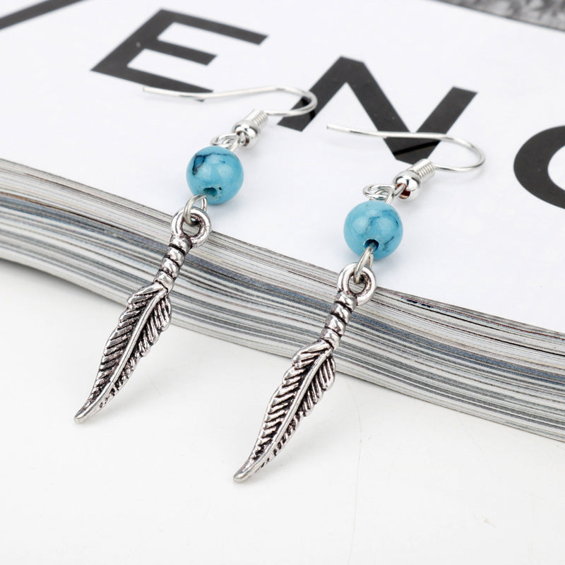 Boucles d'oreilles Azur - Éclatantes boucles d'oreilles turquoise en résine artisanale