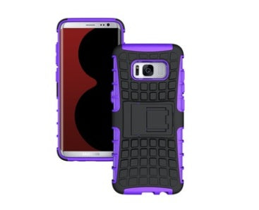 Étui pour téléphone portable S8 à motif de pneu S8 Plus, veste anti-chute, support incassable deux en un