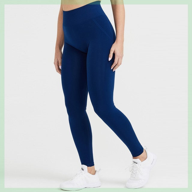 Leggings sans couture pour femmes, legging froissé pour le travail - LUXARAH