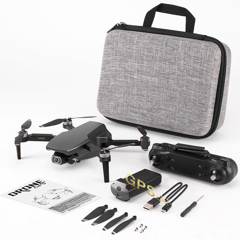 Drone aérien pliable à quatre axes haute définition 4K avec télécommande