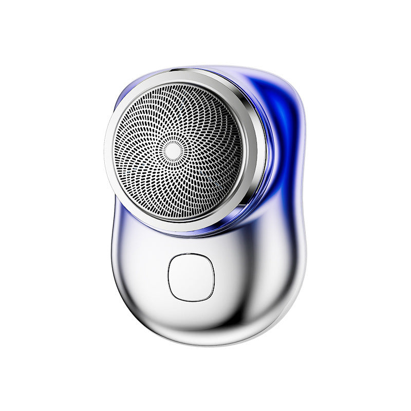 Mini rasoir portable sans fil rechargeable par USB, rasoir électrique pour le visage, humide et sec, indolore, petite taille, pour hommes - LUXARAH