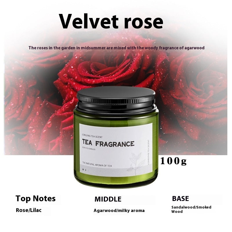 Bougie parfumée à la cire de soja pour l'intérieur