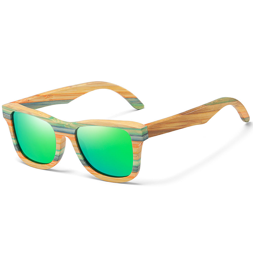 Lunettes de soleil en bois et bambou polarisées