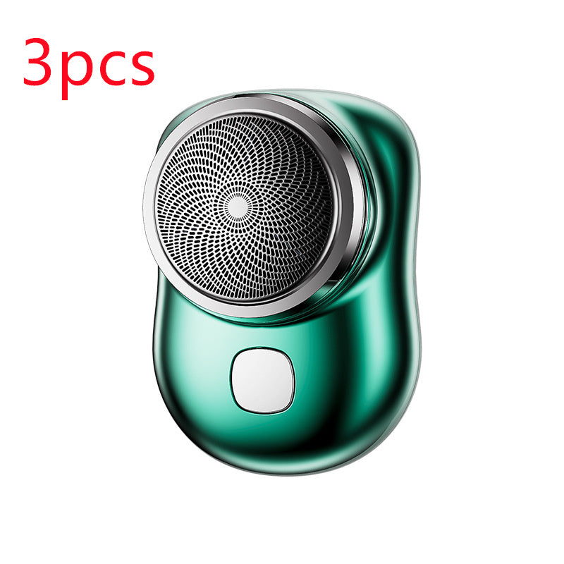 Mini rasoir portable sans fil rechargeable par USB, rasoir électrique pour le visage, humide et sec, indolore, petite taille, pour hommes - LUXARAH