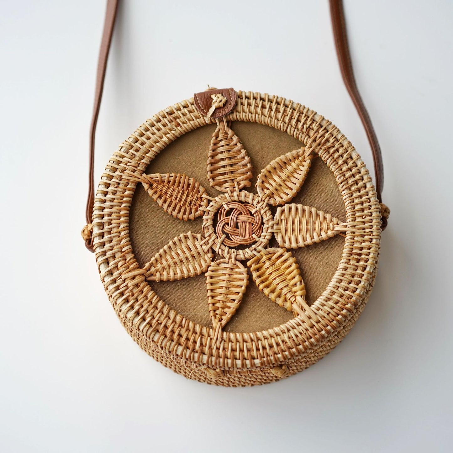 Sac tissé en rotin rétro à la mode - LUXARAH