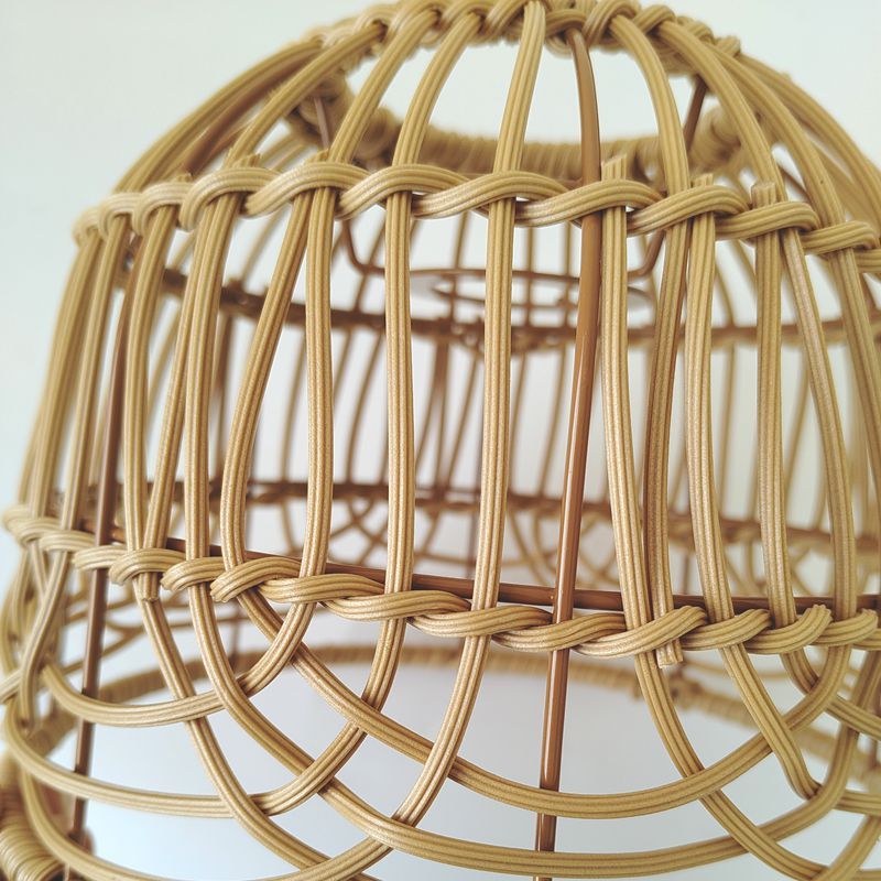 Lustre américain simple en rotin tissé à la main - LUXARAH