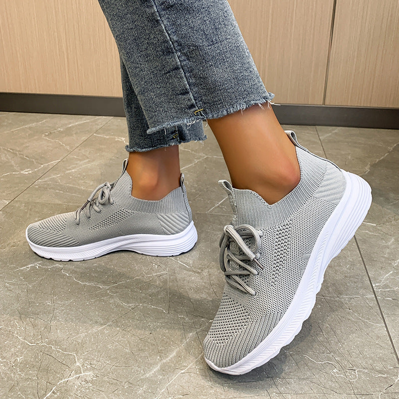 Chaussures de course respirantes en maille tendance pour femmes - LUXARAH