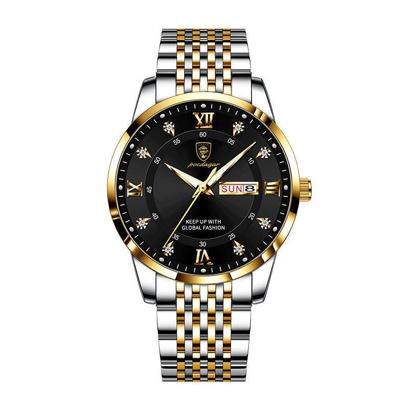 Nouvelle montre homme étanche avec calendrier lumineux - LUXARAH