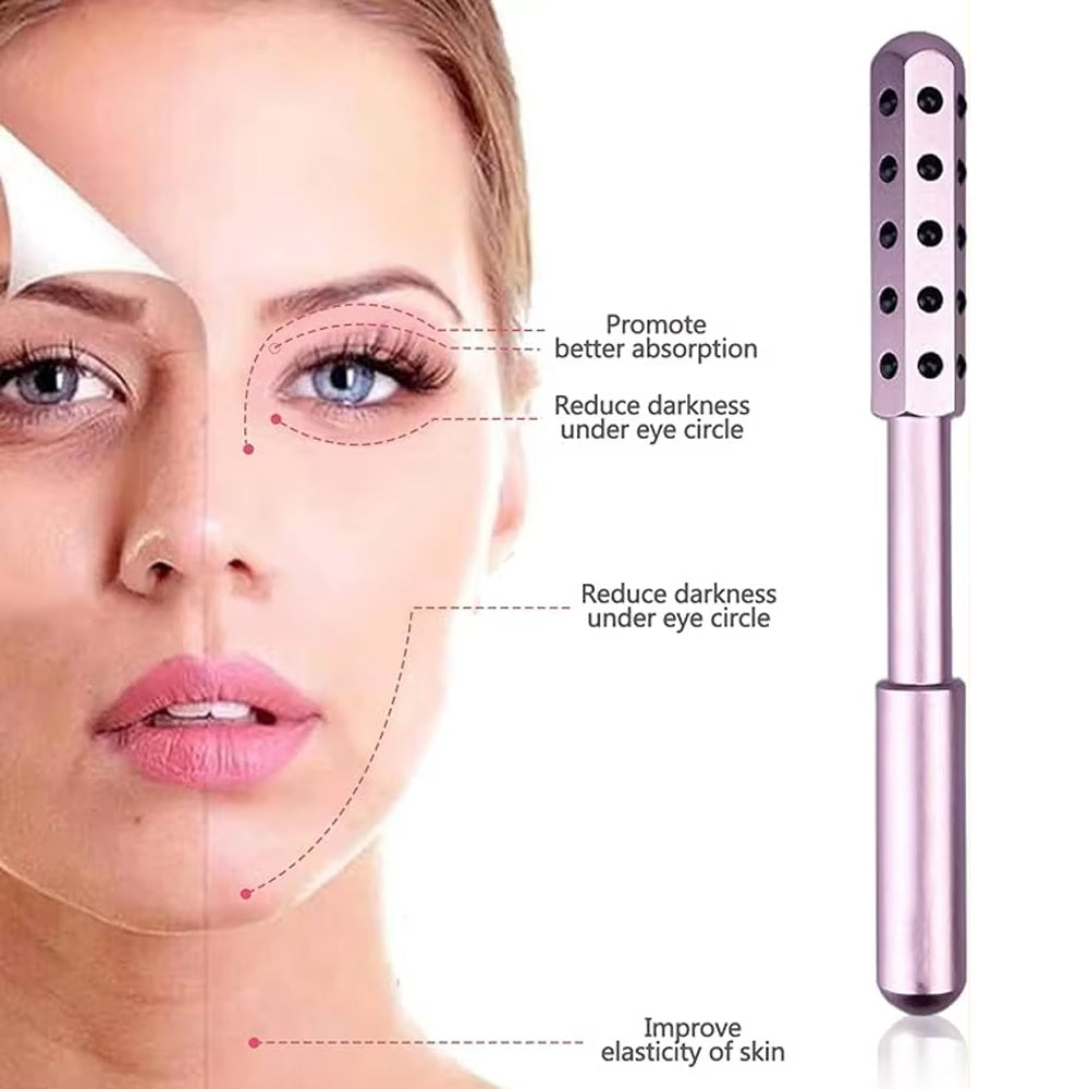 30 bâtons de massage en germanium, rouleau de massage pour le visage, barre de lifting du visage, masseur facial anti-rides, outil de soins de la peau, rouleau de massage pour le visage Derma Rolling - LUXARAH