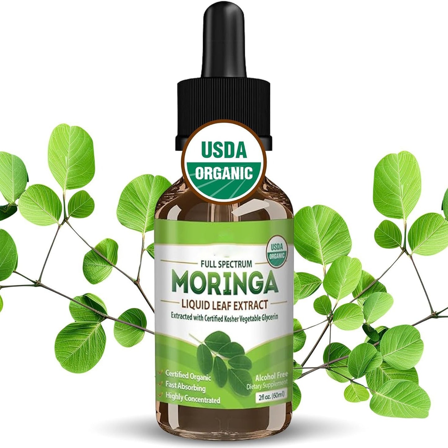 Gouttes de feuilles de moringa - LUXARAH