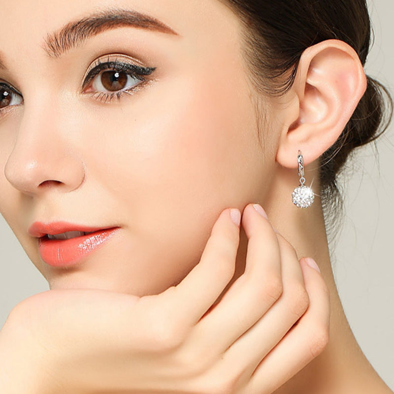 Boucles d'oreilles style strass, boucles d'oreilles d'été