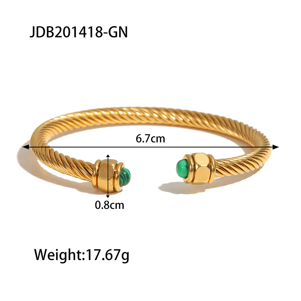 Bracelet en couleur dorée Théa - LUXARAH