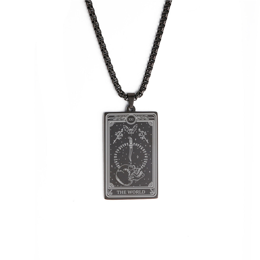 Colliers de la série Box Chain Three Tarot