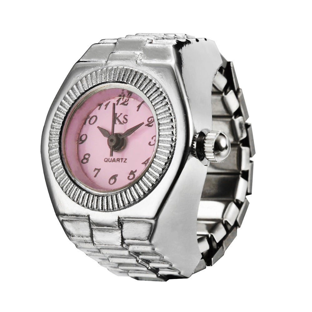 Montre-bague simple et polyvalente en alliage, montre créative - LUXARAH