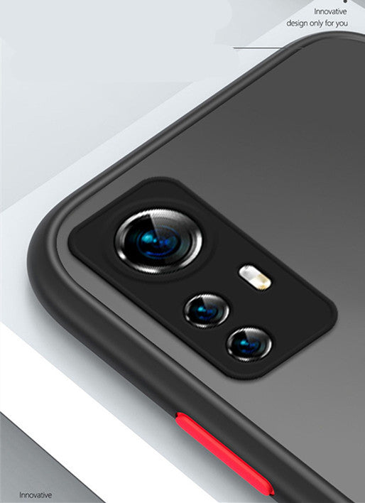 Coque de protection transparente en silicone givré ultra-mince et résistante aux chutes