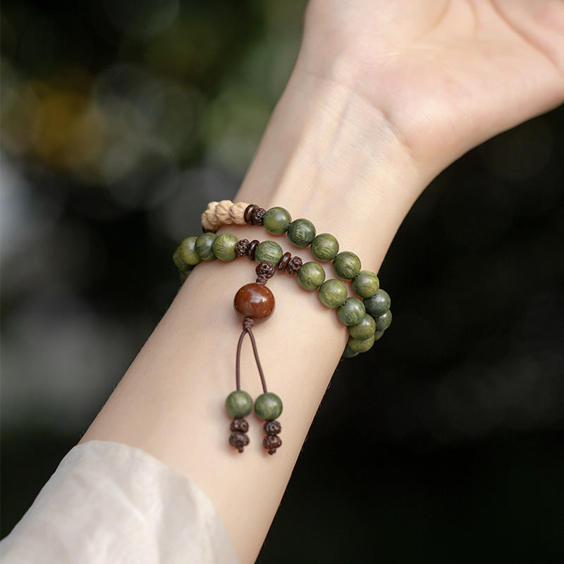 Bracelet de prière en bois de santal pour femme - LUXARAH