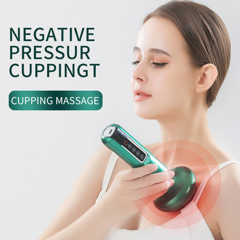 Appareil de massage électrique à ventouses pour le corps, anti-cellulite, ventouses de massage Gua Sha, pots amincissants brûle-graisses - LUXARAH