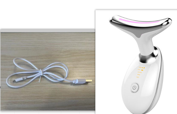 Appareil de massage thermique EMS pour le cou, lifting et raffermissement, micro-courant électrique, anti-rides - LUXARAH
