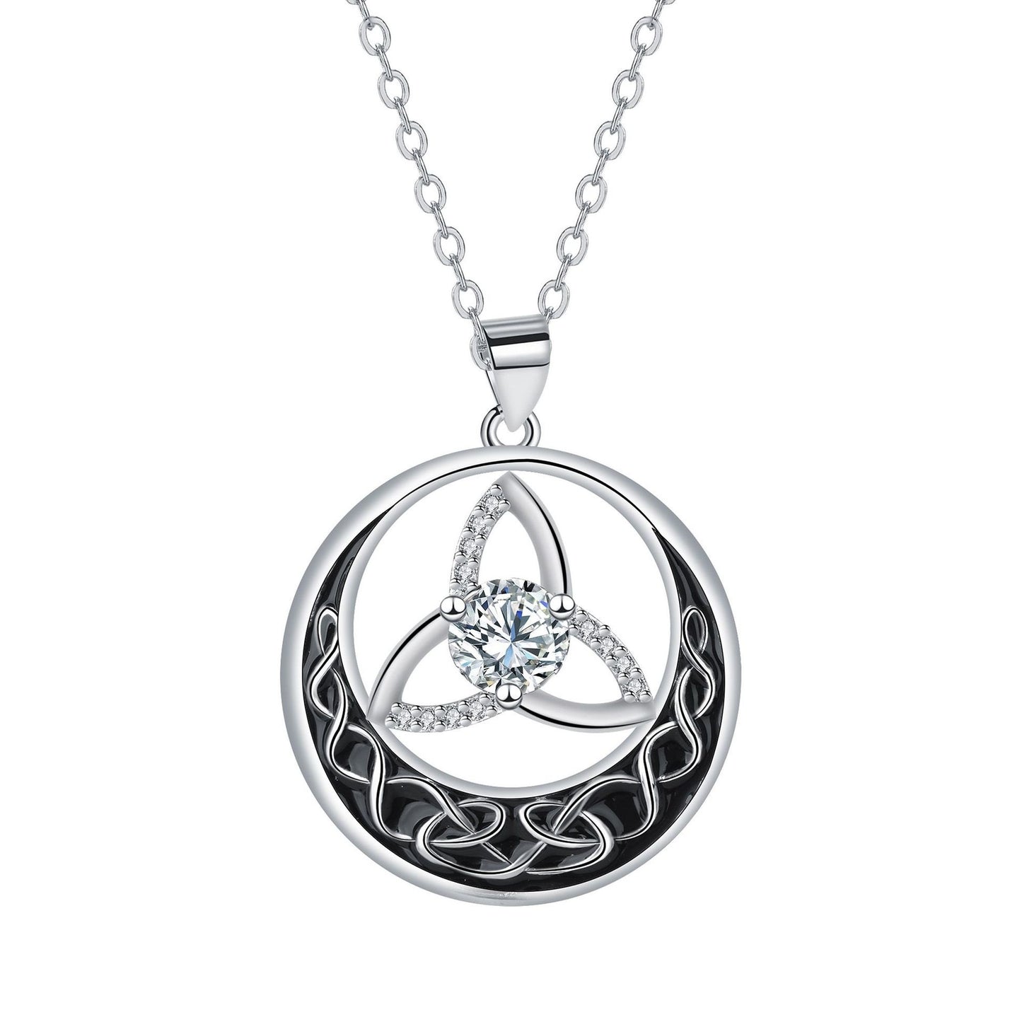 Collier pendentif celtique pour hommes et femmes, style rétro - LUXARAH