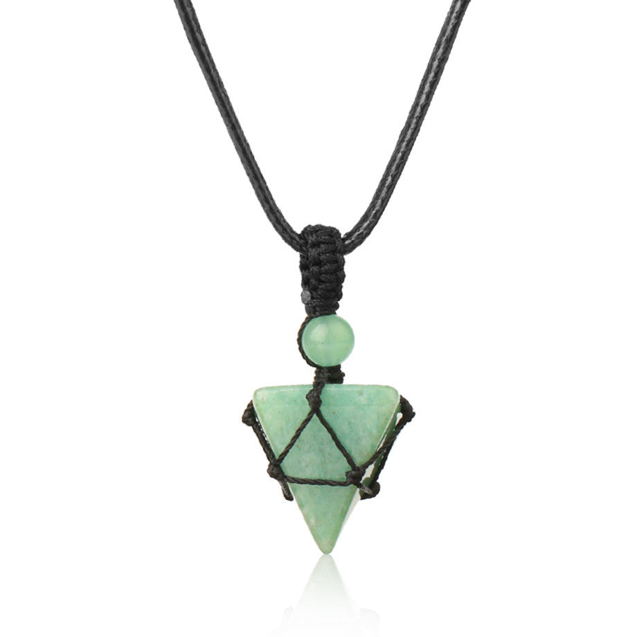 Crystal and natural stone necklaces for men and women