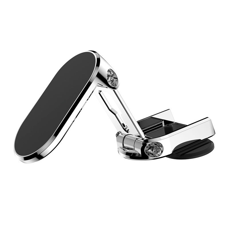 Support magnétique rotatif pour téléphone portable de voiture, pliable et universel, en métal, pour grille d'aération, GPS