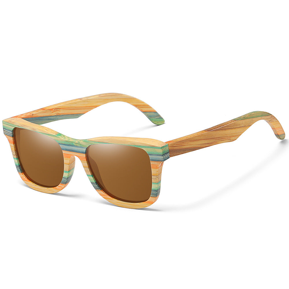 Lunettes de soleil en bois et bambou polarisées