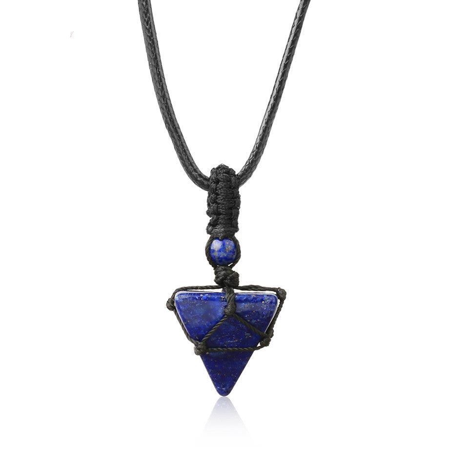 Crystal and natural stone necklaces for men and women