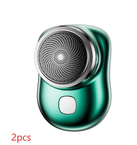 Mini rasoir portable sans fil rechargeable par USB, rasoir électrique pour le visage, humide et sec, indolore, petite taille, pour hommes - LUXARAH
