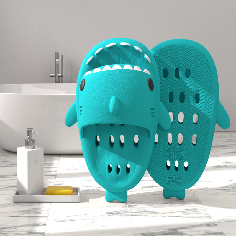 Chaussons requin avec trous de drainage, chaussures de douche pour femmes, séchage rapide, EVA, sandales de plage - LUXARAH