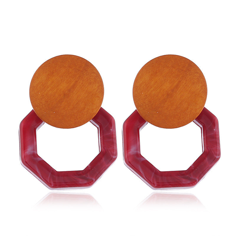 Boucles d'oreilles pendantes en rotin tissé simple et personnalisé - LUXARAH