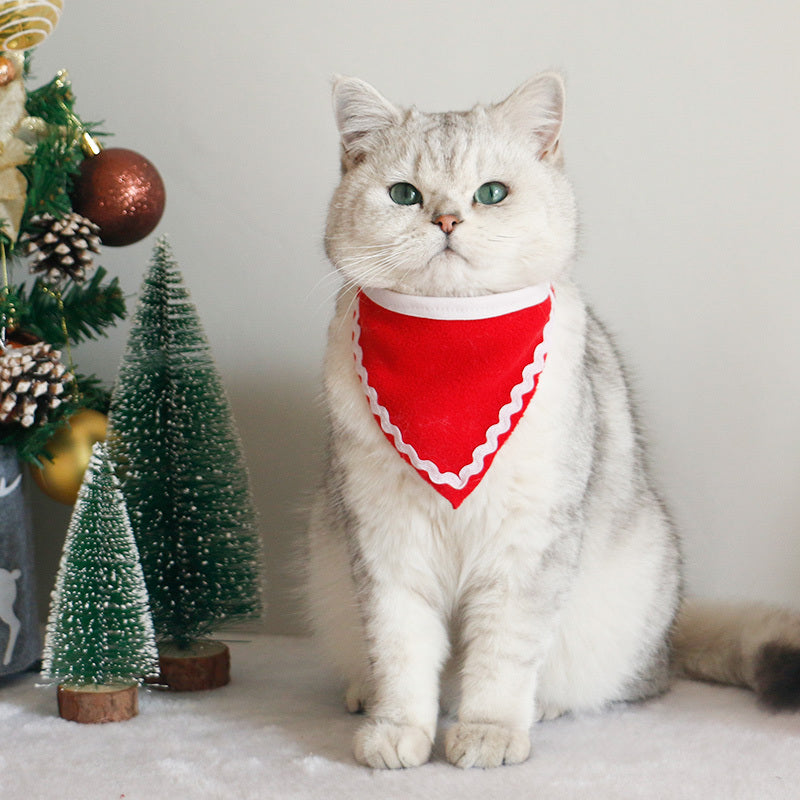 Écharpe pour chien, chapeau pour chat, bavoir, bijoux d'hiver - LUXARAH