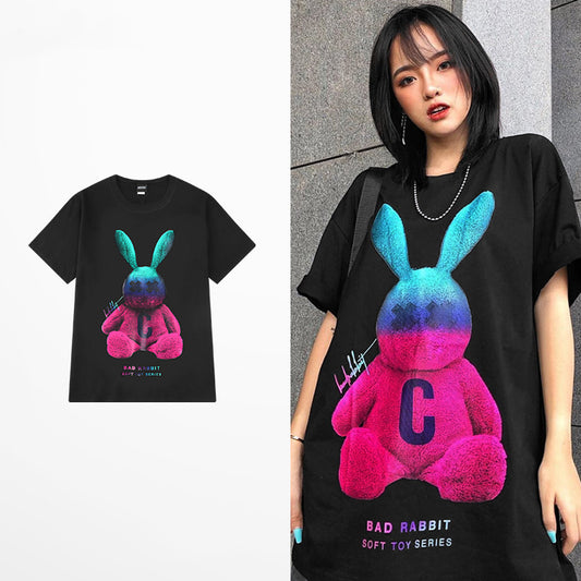 T-shirt oversize à manches courtes pour hommes et femmes de la marque Tide - LUXARAH