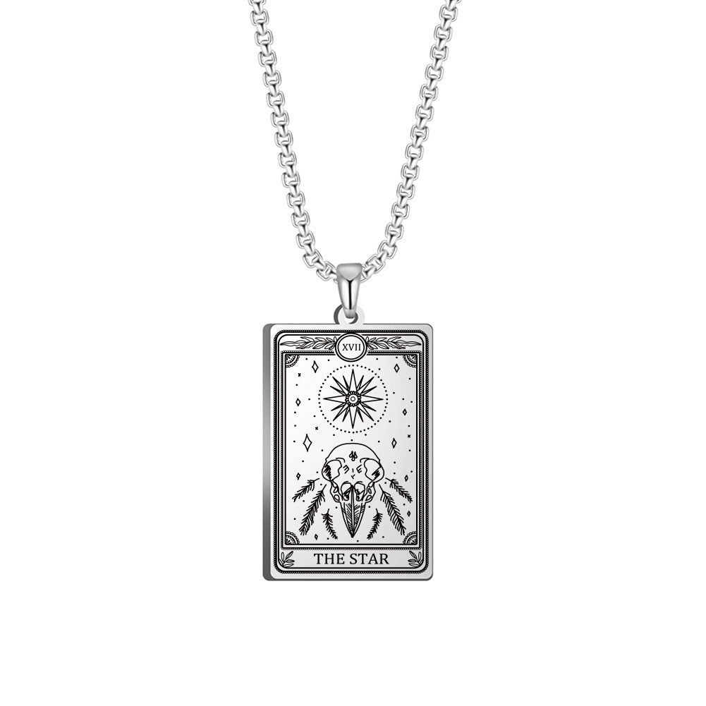 Colliers de la série Box Chain Three Tarot