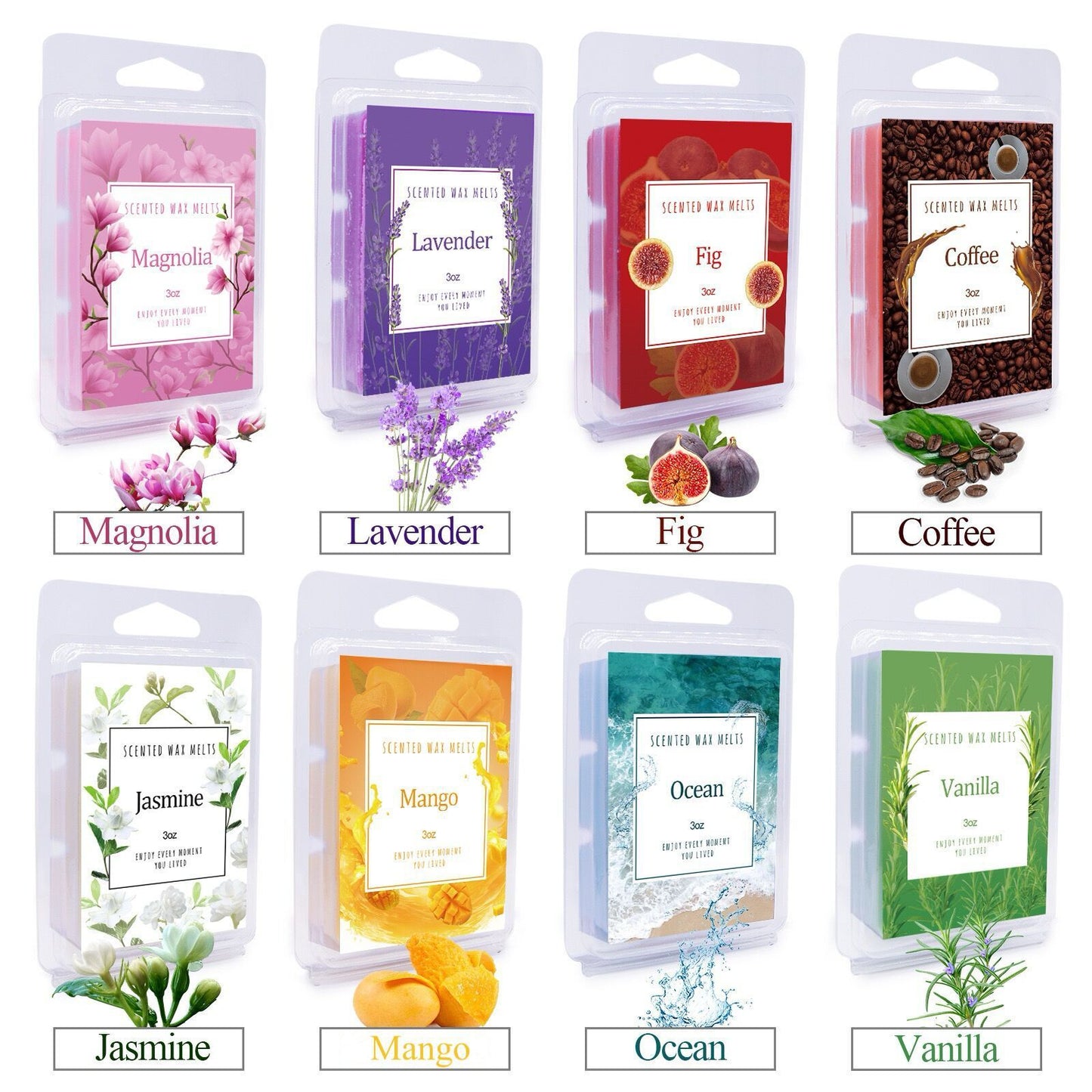 Cire de soja naturelle pour aromathérapie et usage domestique