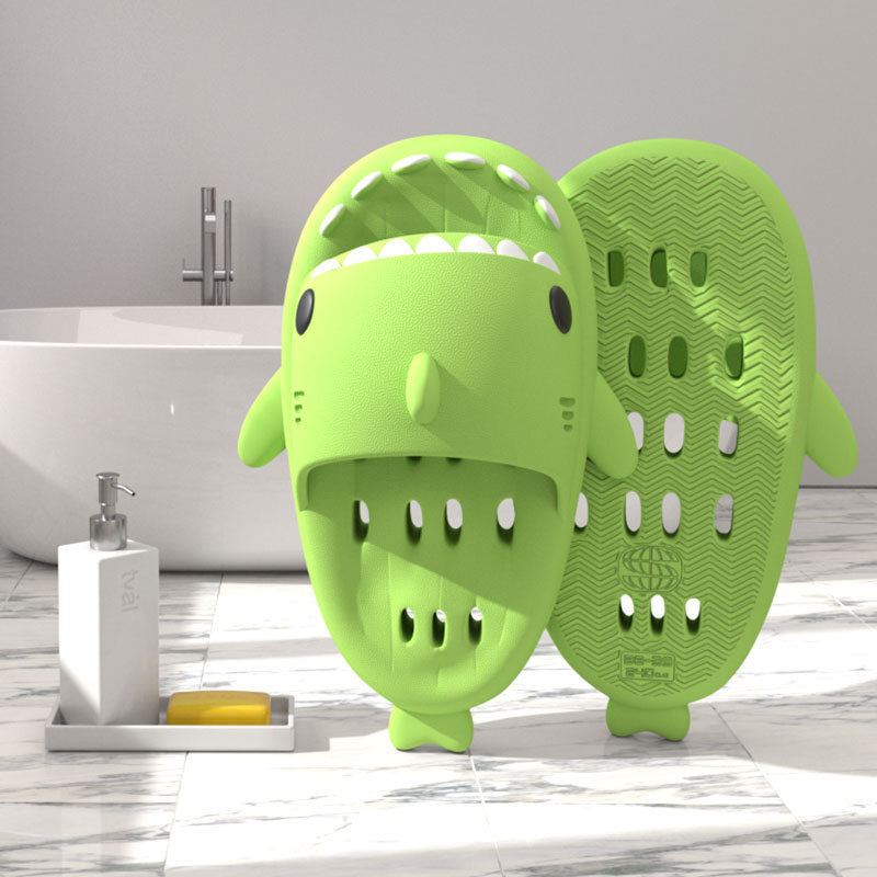 Chaussons requin avec trous de drainage, chaussures de douche pour femmes, séchage rapide, EVA, sandales de plage - LUXARAH