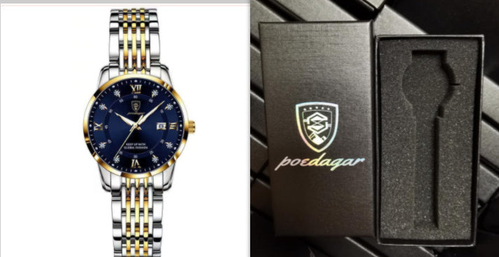 Nouvelle montre homme étanche avec calendrier lumineux - LUXARAH