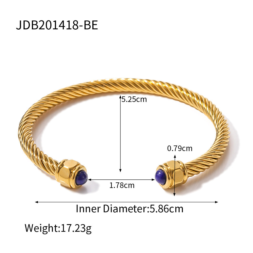 Bracelet en couleur dorée Théa - LUXARAH